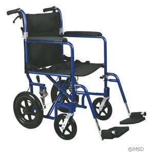   Premium Deluxe Aluminum Transport Wheelchair
