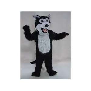  Mask U.S. Black Wolf Mascot Costume: Toys & Games