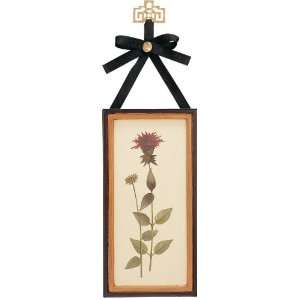  Wood Floral Art Wall Decor in Ivory Finish   Rose